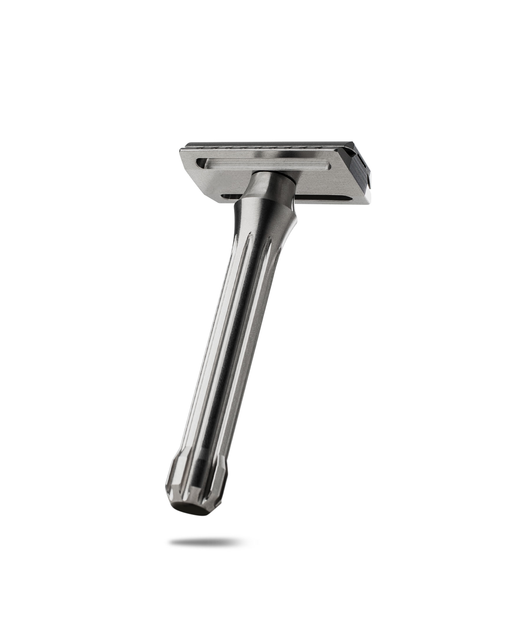 Blackland Blackbird Titanium safety razor — official Doorbell Barbers partner