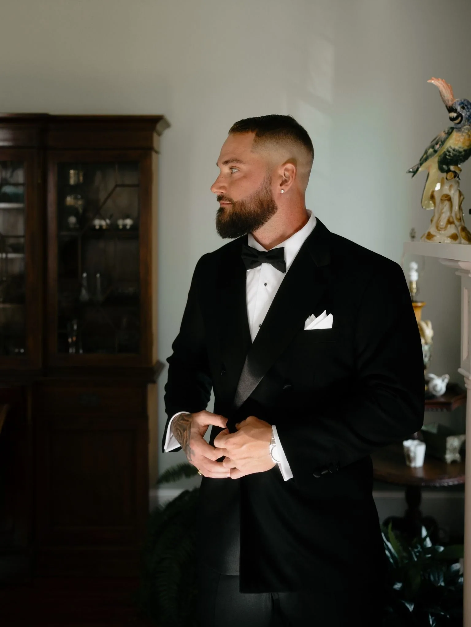 Groom portrait